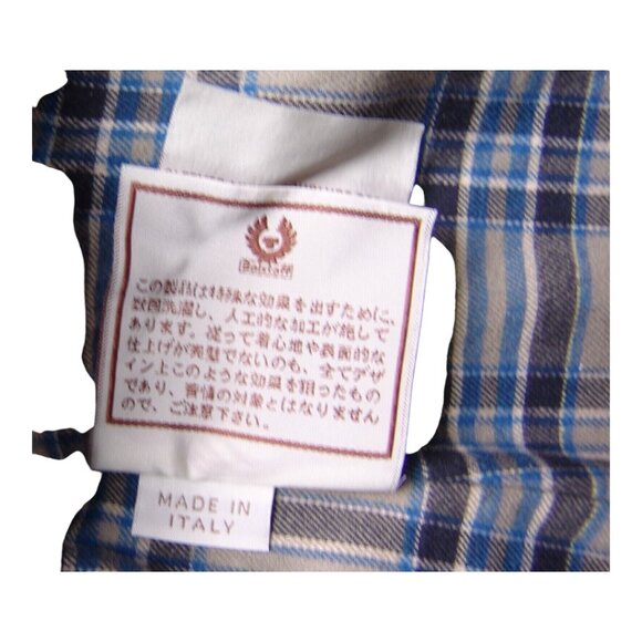 Belstaff Leather Farley Jacket Blouson Racing Size 42 Made in Italy - Picture 8 of 12